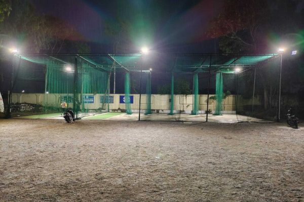 Floodlights for evening practice